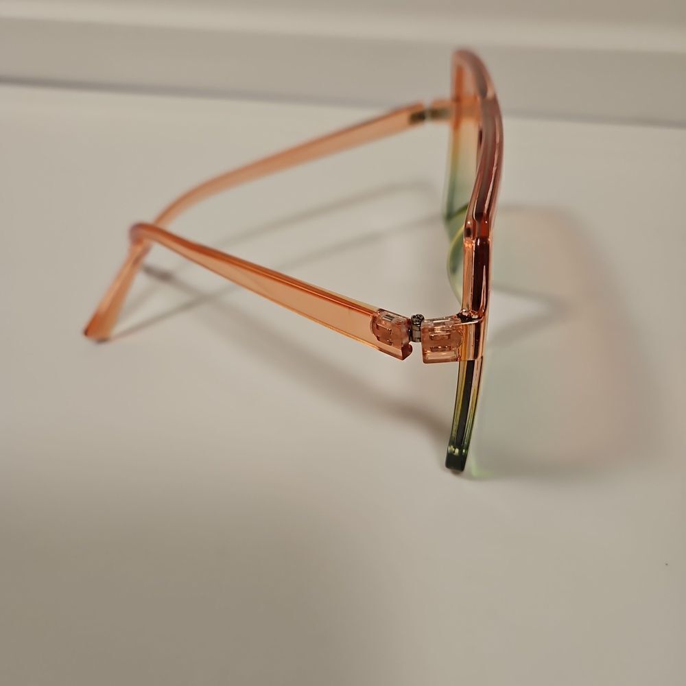 Ombre Large Square Frame Sunglasses - image 5